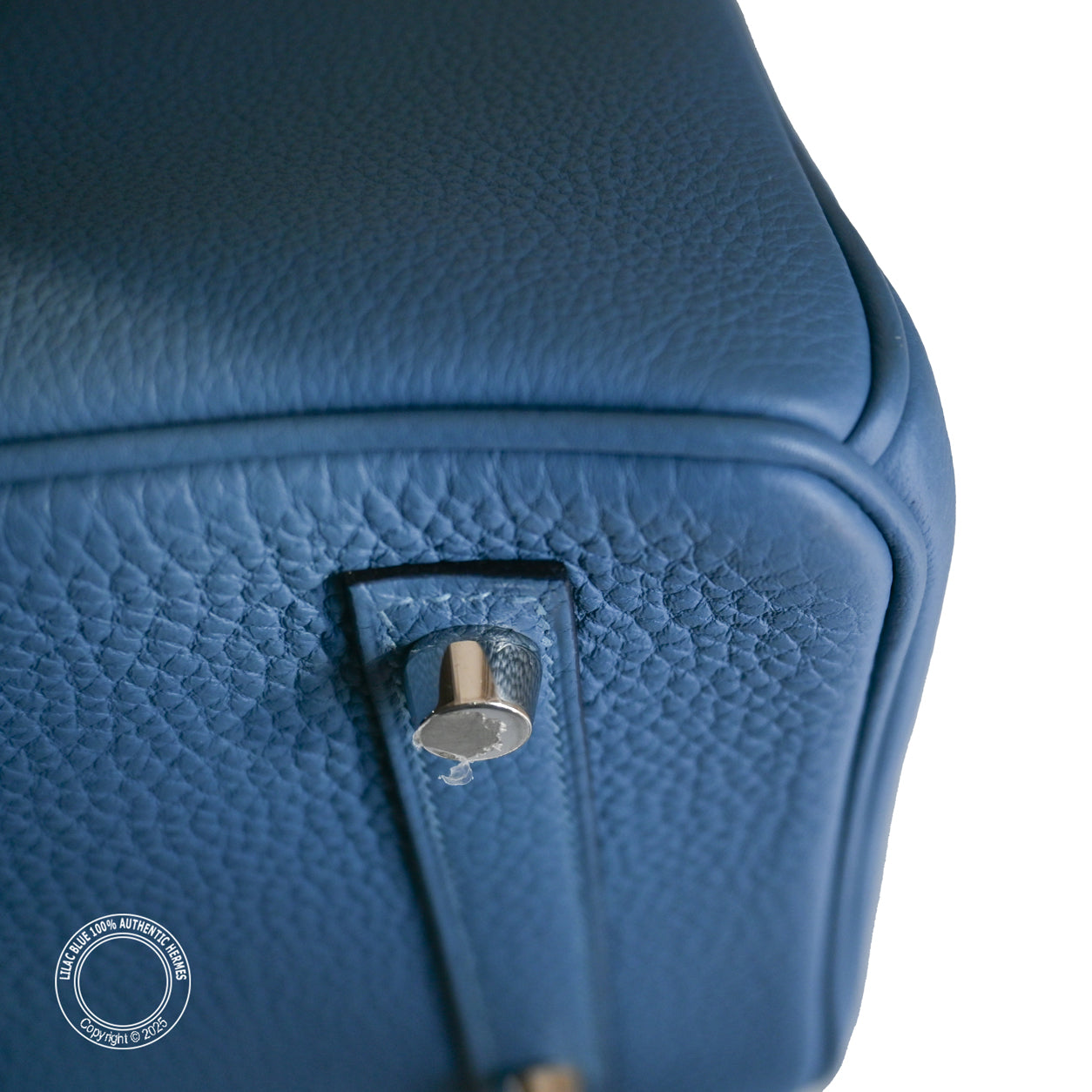 Hermes Birkin 30cm Bleu Azur Togo PHW - Preloved