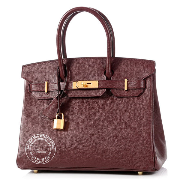 Hermès Birkin 30cm Bordeaux Togo GHW