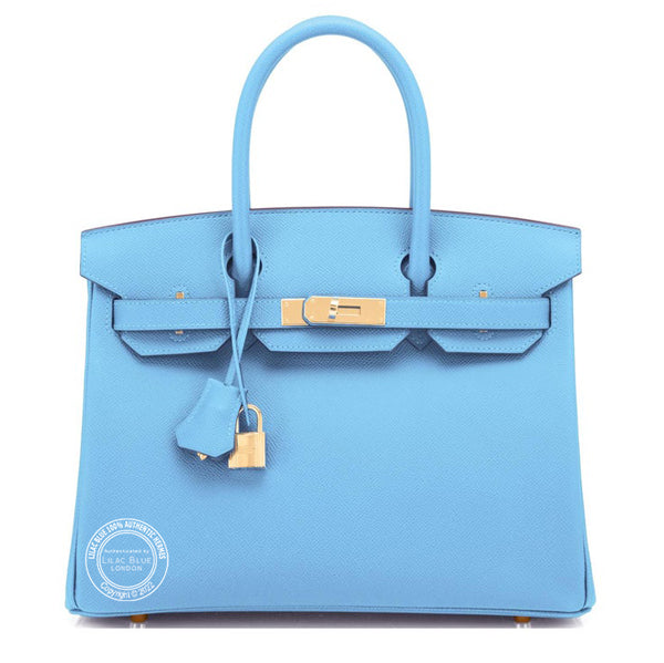 Hermès Birkin 30cm Celeste Epsom GHW