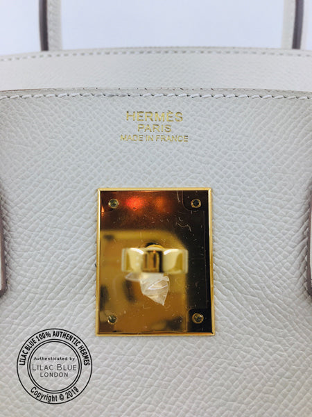 Hermes Birkin 30cm Craie Epsom GHW