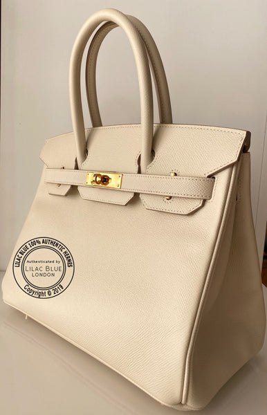 Hermes Birkin 30cm Craie Epsom GHW