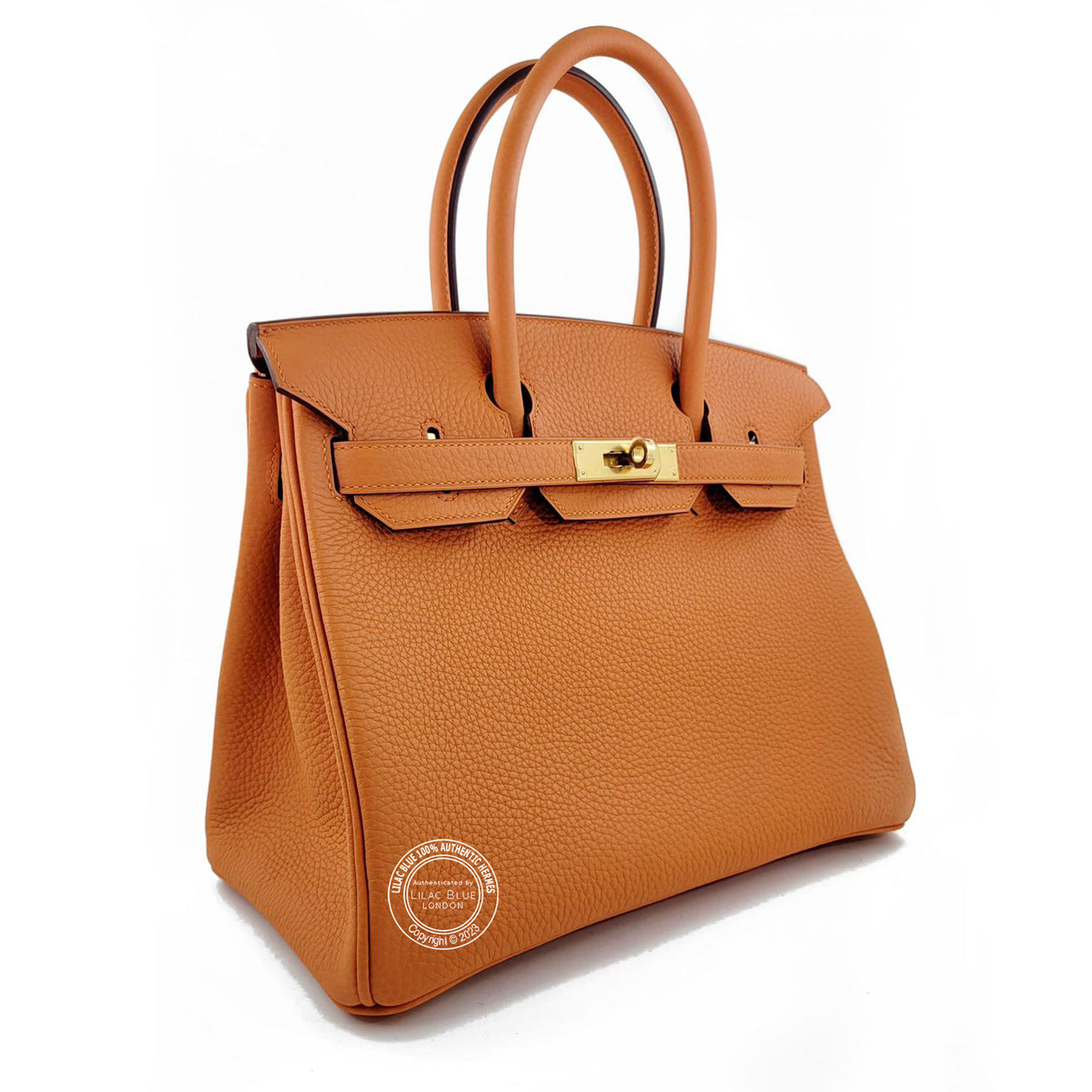 Hermès Birkin 30cm Orange Clemence GHW