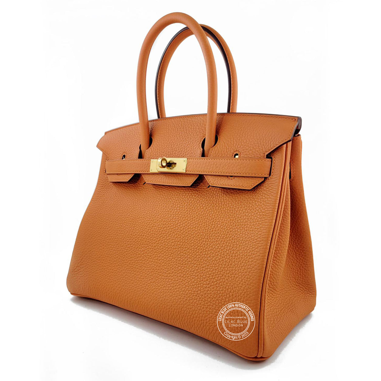 Hermès Birkin 30cm Orange Clemence GHW