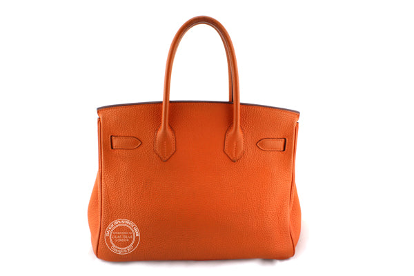 Hermès Birkin 30cm Orange Togo PHW - Preloved