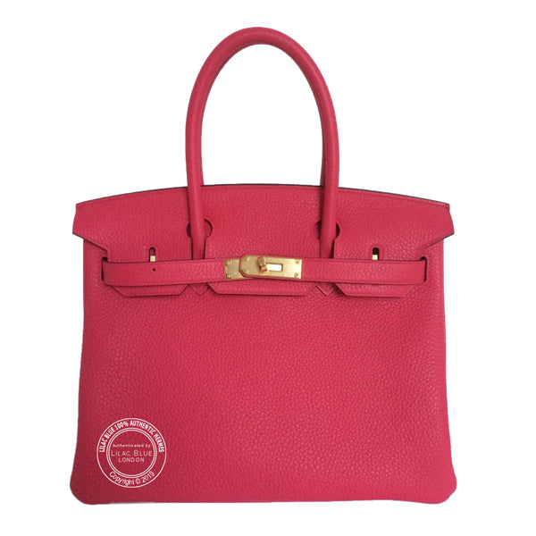 Hermès Birkin 30cm Rose Extreme Clemence GHW