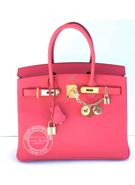 Hermès Birkin 30cm Rose Extreme Epsom GHW