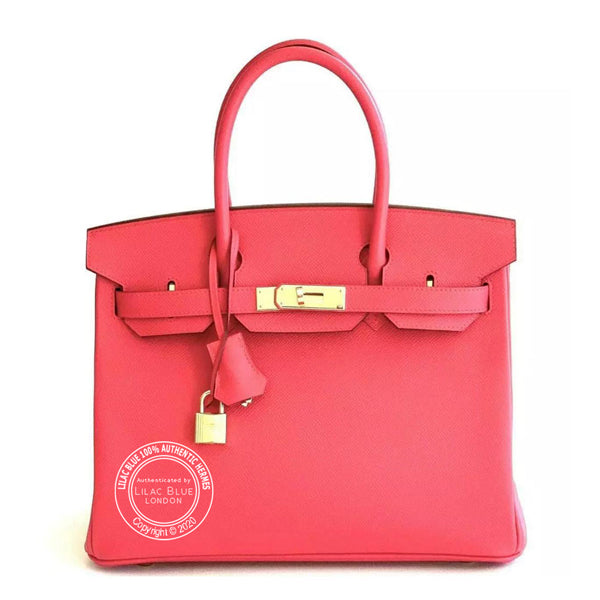 Hermès Birkin 30cm Rose Extreme Epsom GHW