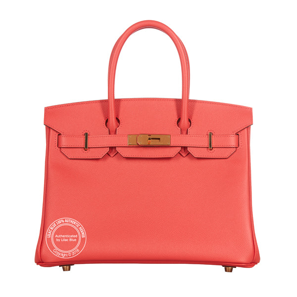 Hermès Birkin 30cm Rose Jaipur Epsom GHW