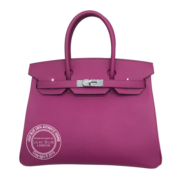 Hermès Birkin 30cm Rose Pourpre Epsom PHW