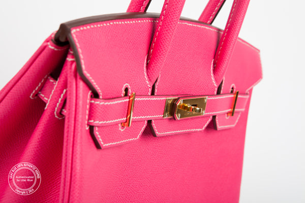 Hermes Birkin 30cm Rose Tyrien Epsom GHW - Preloved