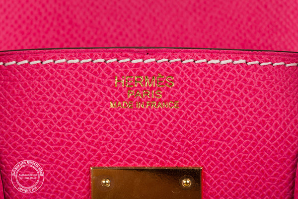 Hermes Birkin 30cm Rose Tyrien Epsom GHW - Preloved