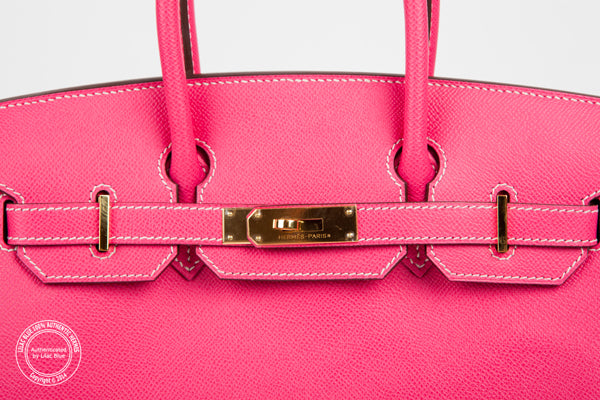 Hermes Birkin 30cm Rose Tyrien Epsom GHW - Preloved