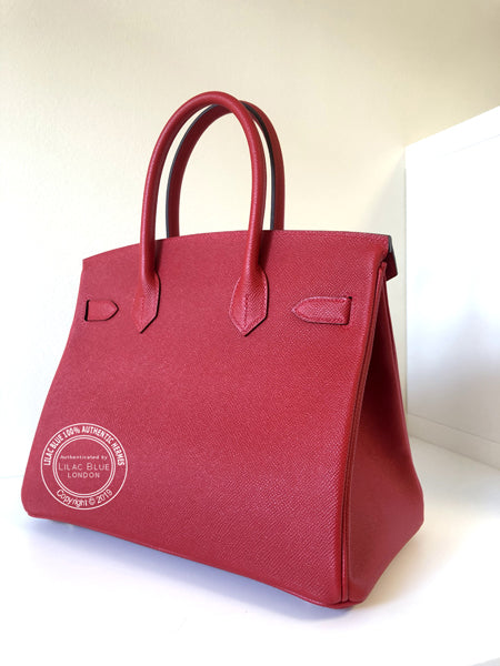 Hermes Birkin 30cm Rouge Casaque Epsom GHW
