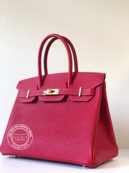 Hermes Birkin 30cm Rouge Casaque Epsom GHW