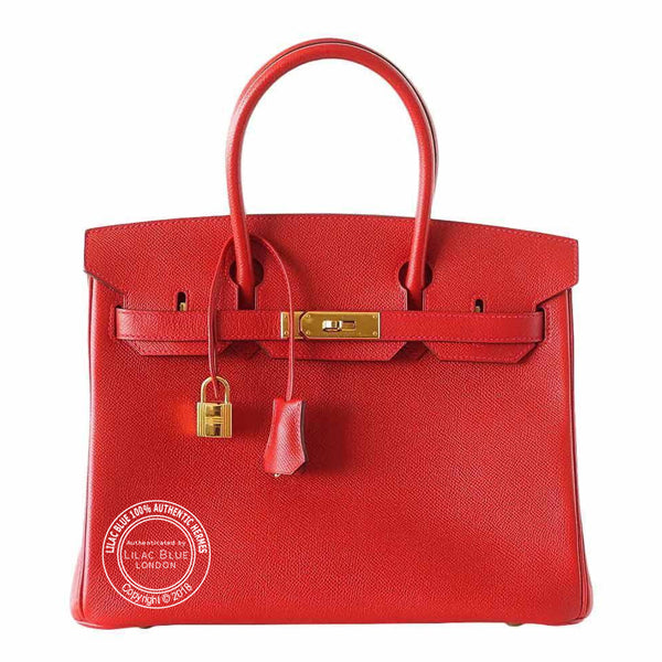Hermes Birkin 30cm Rouge Casaque Epsom GHW