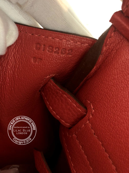 Hermès Birkin 30cm Rouge Pivoine Togo GHW