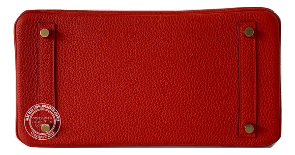 Hermès Birkin 30cm Rouge de Coeur Togo GHW