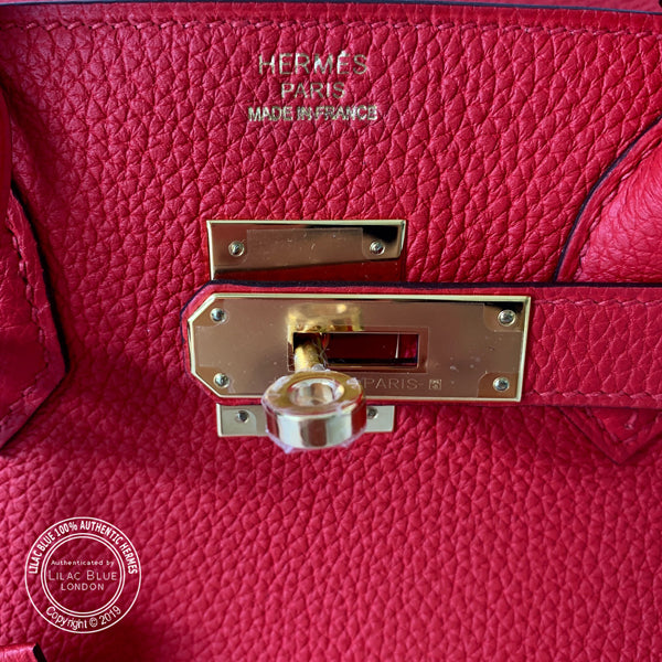 Hermès Birkin 30cm Rouge de Coeur Togo GHW
