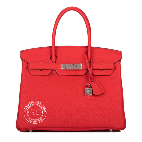 Hermès Birkin 30cm Rouge de Coeur Togo PHW