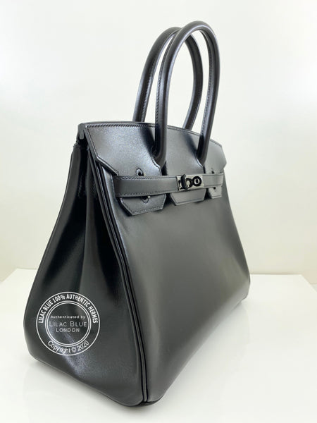 Hermès Birkin 30cm So Black Box - Preloved