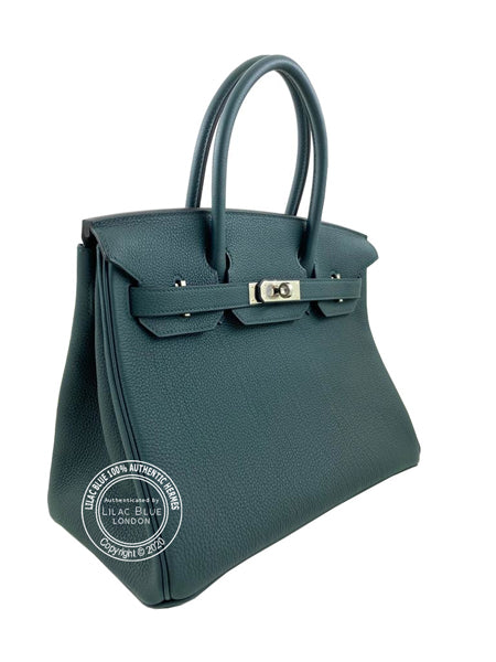 Hermès Birkin 30cm Vert Cypress Togo PHW