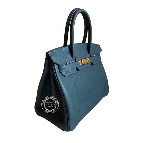 Hermès Birkin 30cm Vert Cypress Clemence GHW