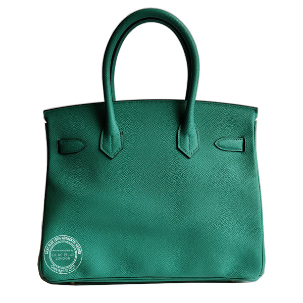 Hermès Birkin 30cm Vert Vertigo Epsom GHW