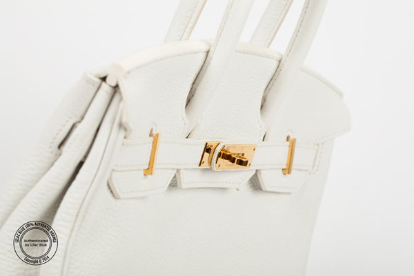 Hermès Birkin 30cm White Togo GHW - Preloved