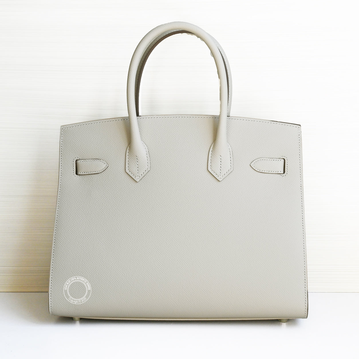 Hermes Birkin 30cm Craie Sellier Epsom PHW