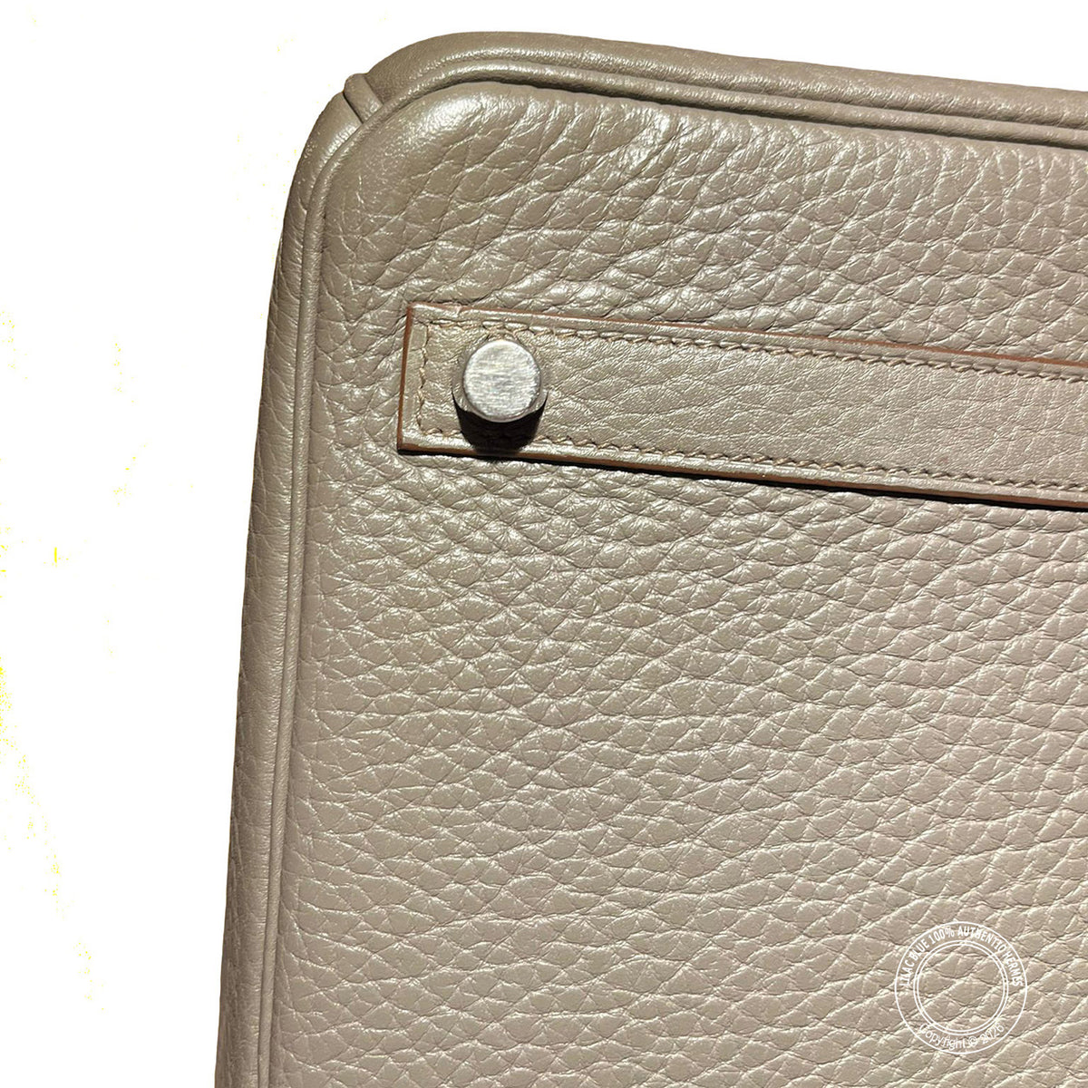 Hermès Birkin 30cm Gris Tourterelle Clemence PHW - Preloved