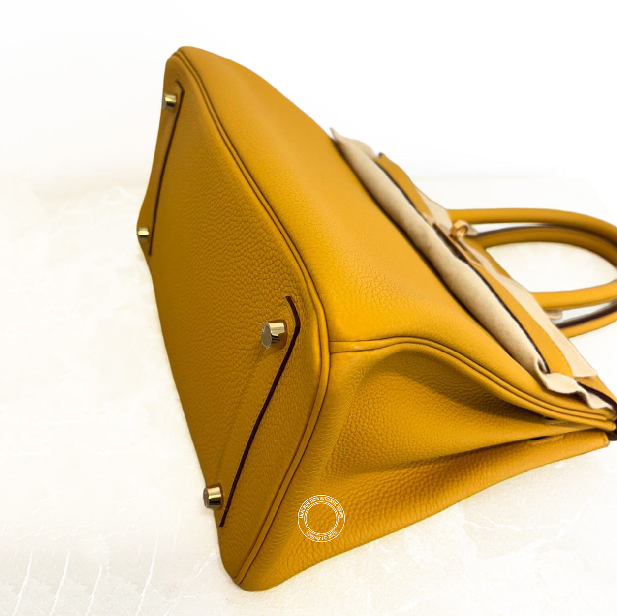 Hermès Birkin 30cm Jaune Ambre GHW