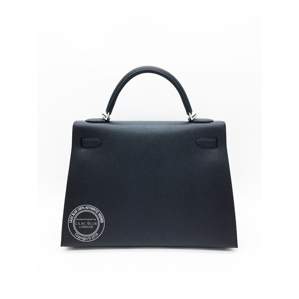 Hermès Kelly 32cm Black Epsom PHW