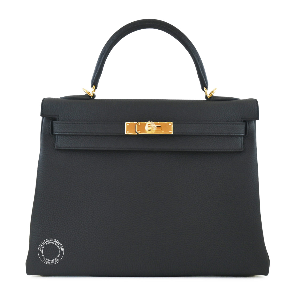 Hermès Kelly 32cm Black Togo GHW