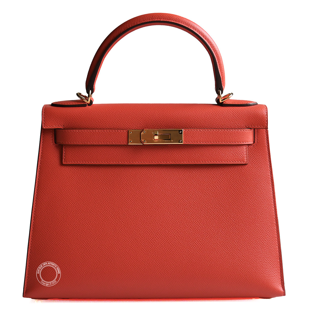 Hermès Kelly 32cm Capucine Epsom GHW