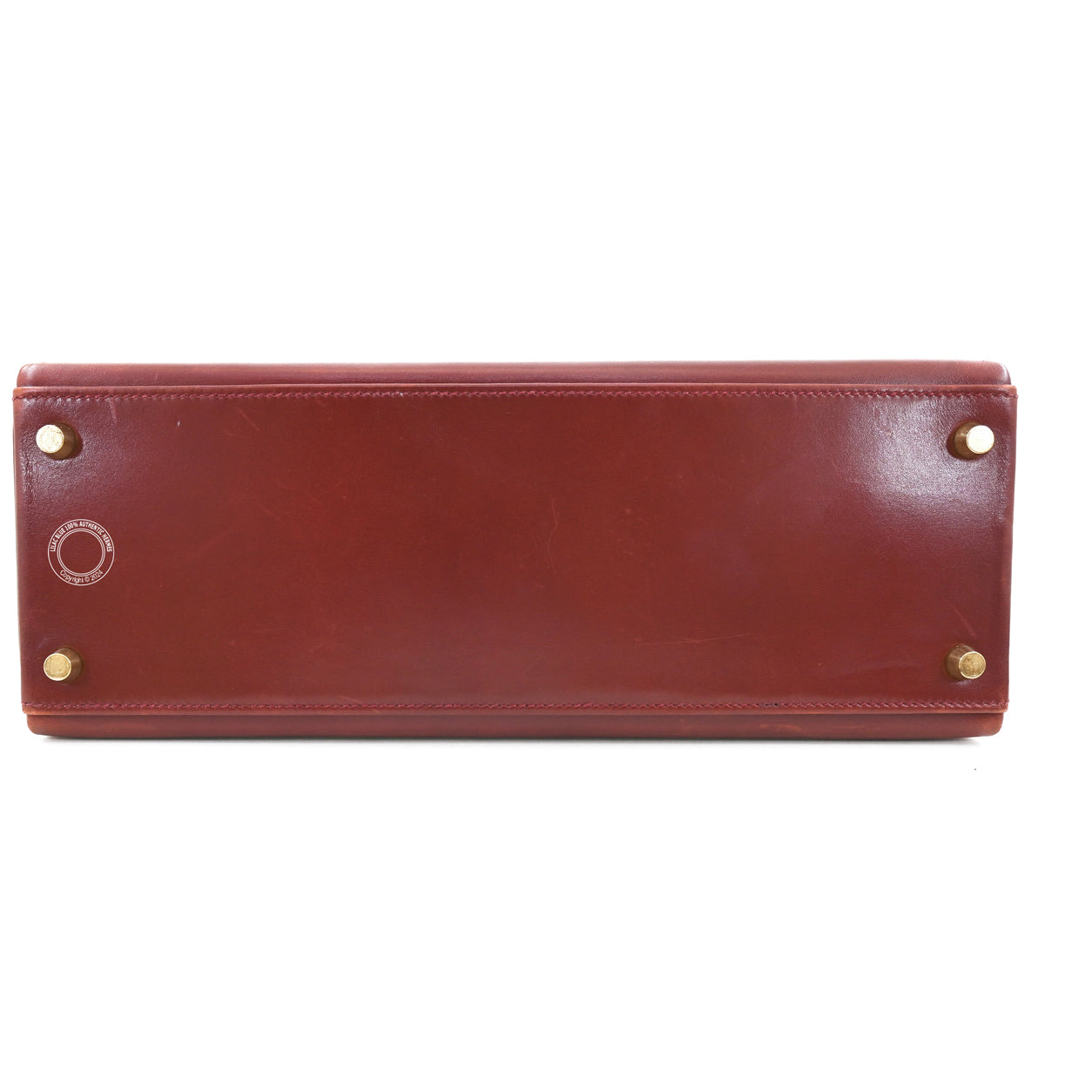 Hermès Kelly 32cm Rouge H Box GHW - Vintage