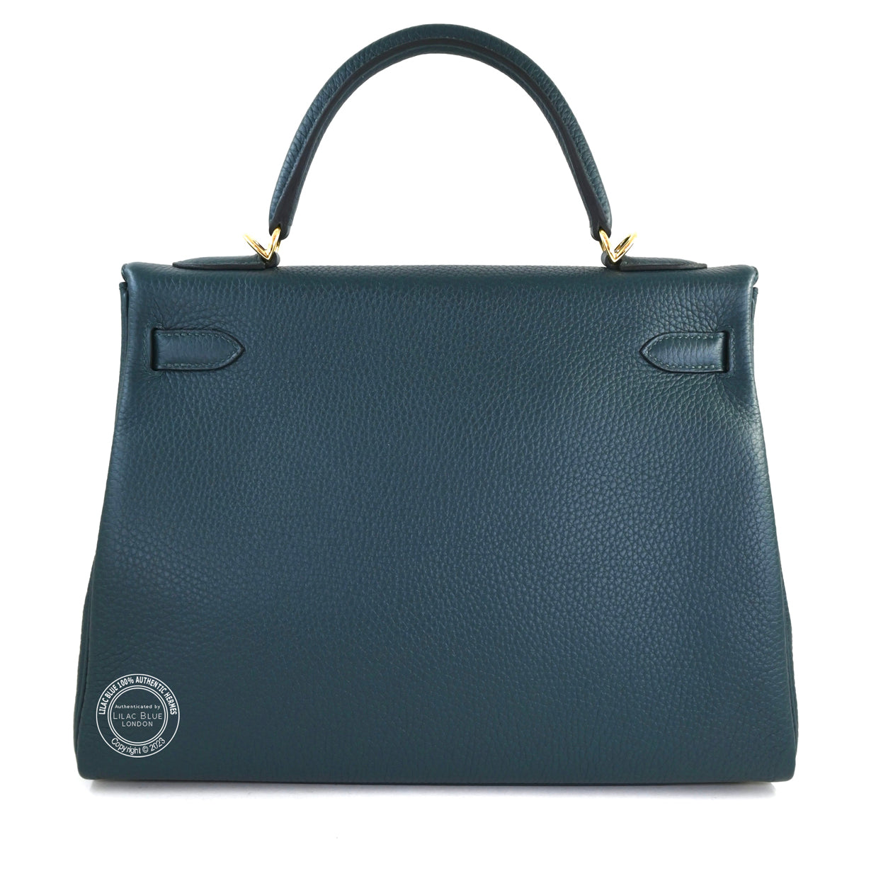 Hermès Kelly 32cm Vert Cypress Togo GHW