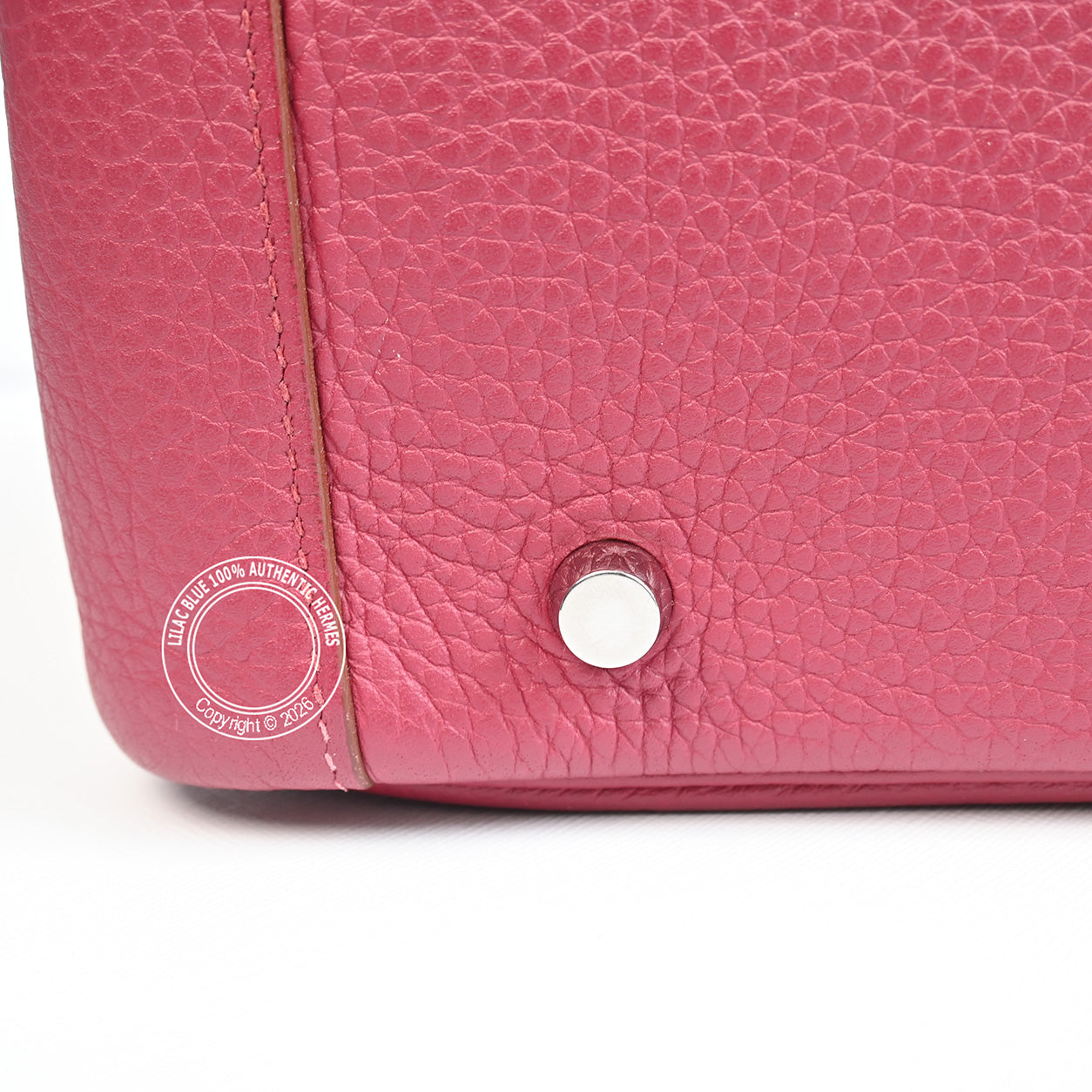 Hermès Lindy 34 Rouge Grenat Clemence PHW - Preloved