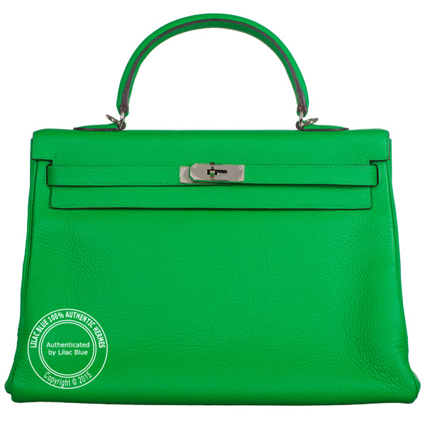 Hermès Kelly 35cm Bamboo Togo PHW