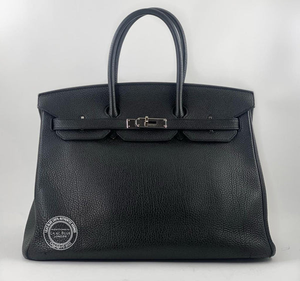 Hermes Birkin 35cm Black Togo PHW - Preloved