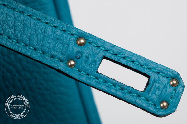 Hermes Birkin 25cm Bleu Izmir Togo PHW