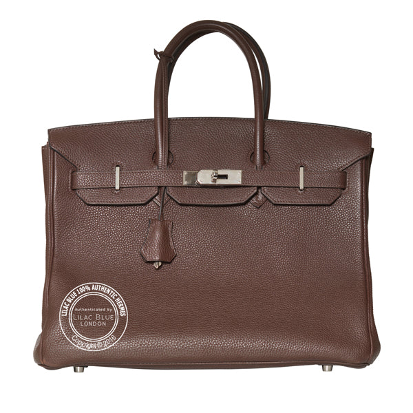 Hermès Birkin 35cm Cacao Togo PHW - Preloved