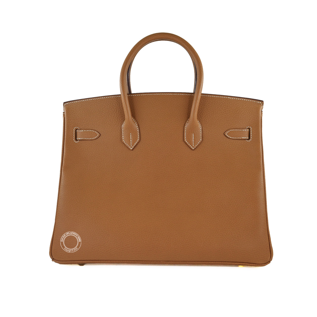 Hermès Birkin 35cm Gold Ardennes GHW - Preloved