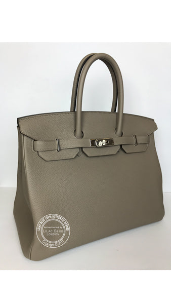 Hermes Birkin 35cm Gris Asphalte Togo PHW