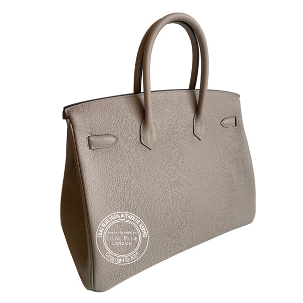 Hermes Birkin 35cm Gris Asphalte Togo PHW
