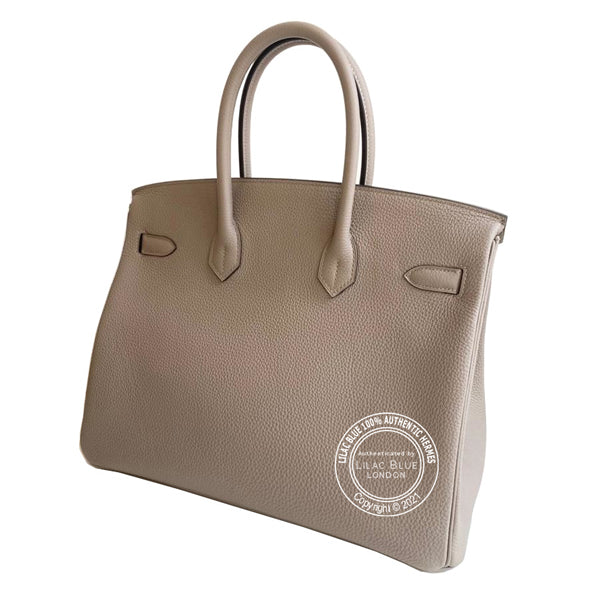 Hermes Birkin 35cm Gris Asphalte Togo PHW