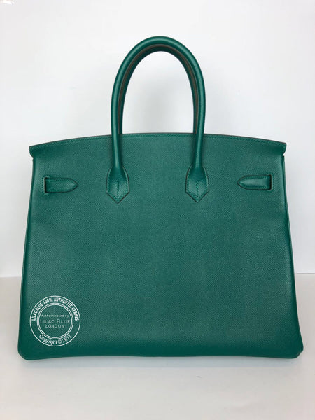 Hermès Birkin 35cm Malachite Epsom GHW