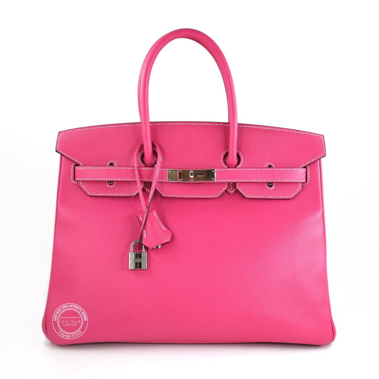 Hermès Birkin 35cm Rose Tyrien Epsom PHW - Preloved