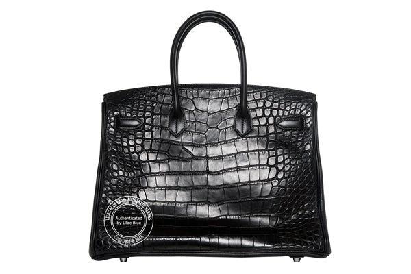 Hermès Birkin 35cm Black Tri Skin PHW