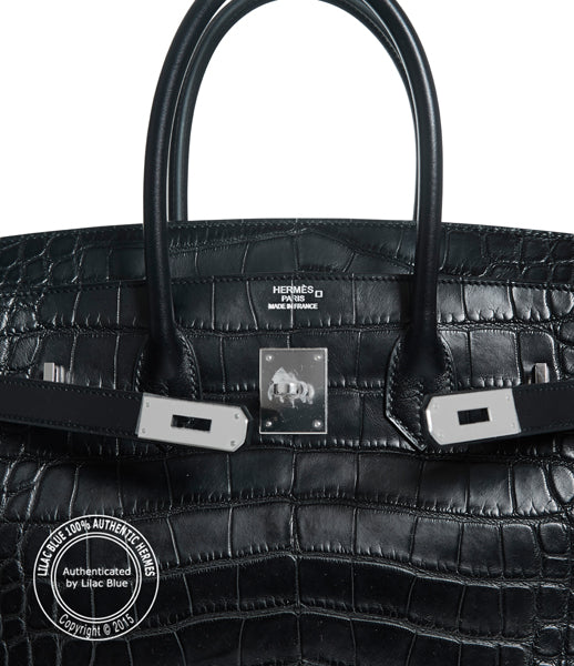 Hermès Birkin 35cm Black Tri Skin PHW