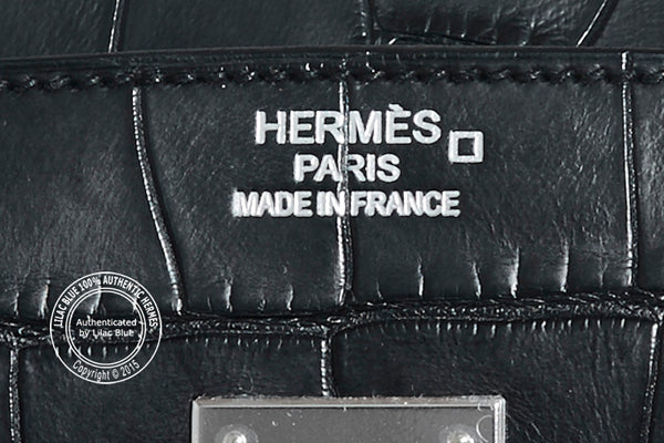 Hermès Birkin 35cm Black Tri Skin PHW